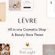 Levre – Cosmetics Beauty Shop - for WooCommerce Wordpress theme